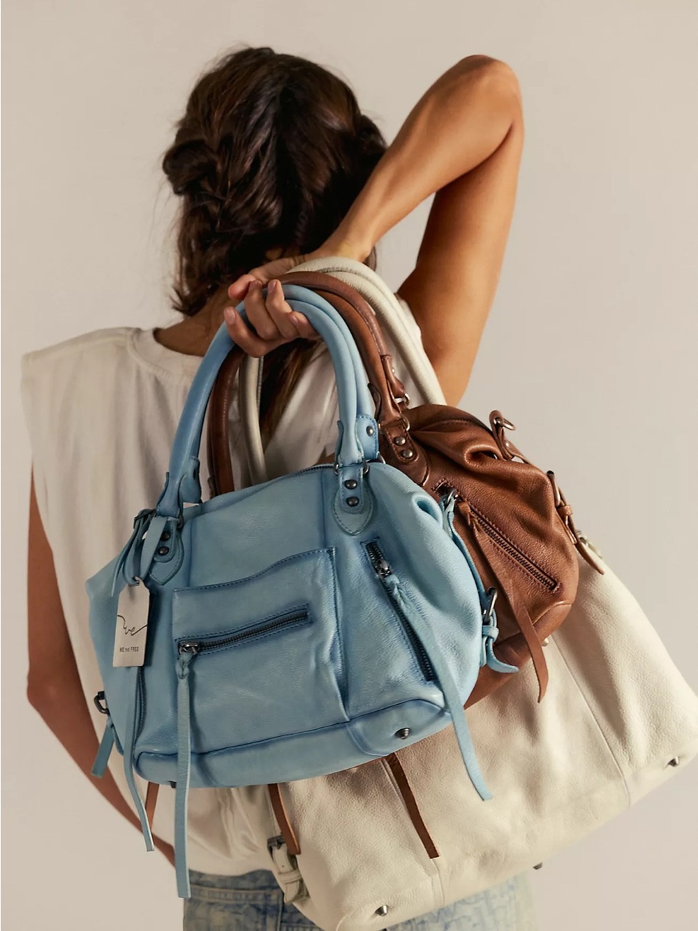 WASHED SAIL We The Free Baby Emerson Tote Bag - Picture 6 of 6